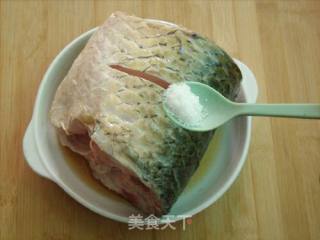 清蒸青鱼中段的做法步骤：4