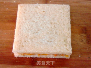 南瓜西多士的做法步骤：7