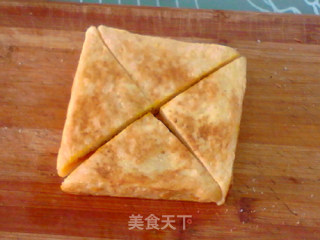 南瓜西多士的做法步骤：13