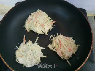 土豆丝早餐饼的做法步骤：5