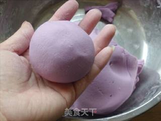 枣泥紫薯麻球的做法步骤：7