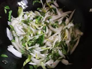 荤油炒青菜的做法步骤：3