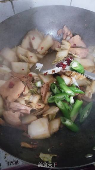 白菜回锅肉的做法步骤：6