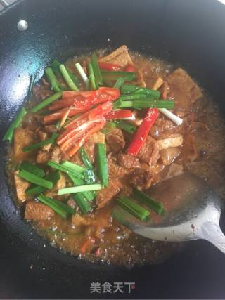 豆腐烧肉的做法步骤：17
