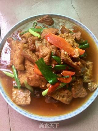 豆腐烧肉的做法步骤：20
