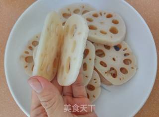 莲藕盒的做法步骤：7