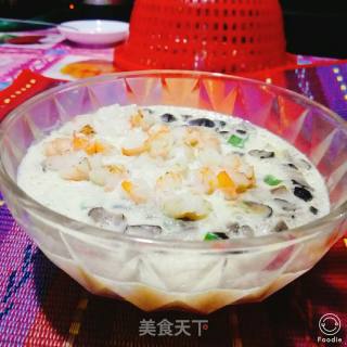 香菇虾仁水蒸蛋的做法步骤：5