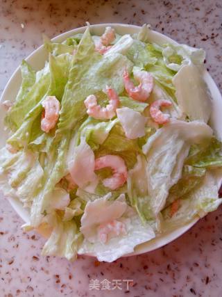 生菜与虾沙拉的做法步骤：5
