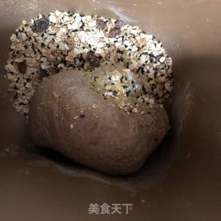黑麦杂粮吐司????的做法步骤：3