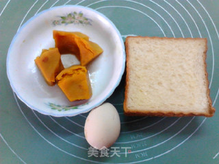 南瓜土司卷的做法步骤：1