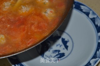 番茄丸子汤的做法步骤：14