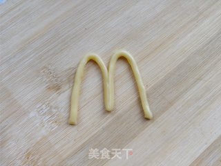 麦当劳金拱门薯条仿真饼干的做法步骤：12
