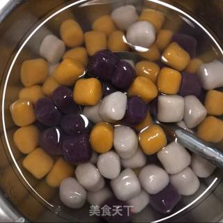 椰汁芋圆的做法步骤：2