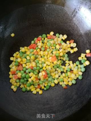 玉米青豆炒西兰花的做法步骤：2
