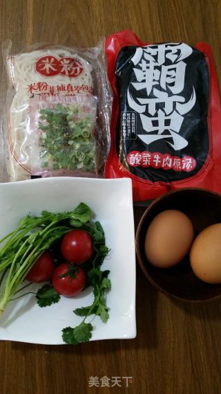 酸菜牛肉米粉的做法步骤：1