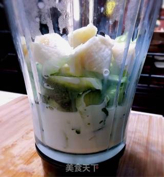香煎西芹黄瓜汁的做法步骤：3