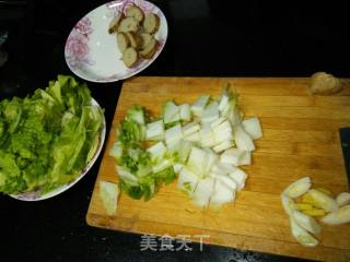 白菜烧豆腐卷的做法步骤：1