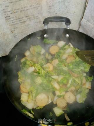 白菜烧豆腐卷的做法步骤：5