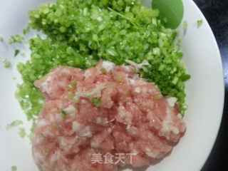 芹菜猪肉柳叶饺的做法步骤：4