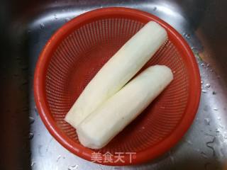 山药炒木耳的做法步骤：1