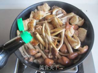 茶树菇豆腐泡五花肉的做法步骤：7