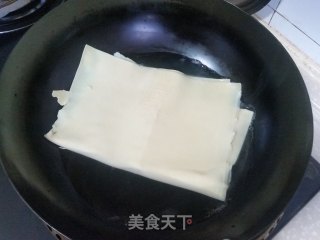 茼蒿豆皮卷的做法步骤：3