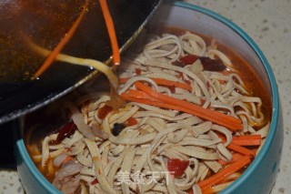 黄焖豆皮的做法步骤：12