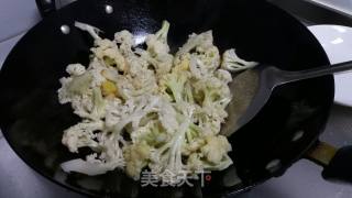 油渣炒花菜的做法步骤：5