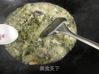 雪菜黑鱼片的做法步骤：16