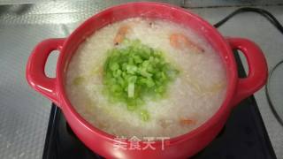 鲜虾白米粥的做法步骤：7