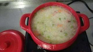 鲜虾白米粥的做法步骤：8