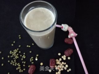 快手懒人餐--红枣绿豆豆浆的做法步骤：4
