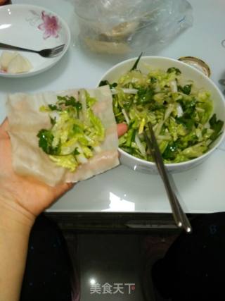 #快手懒人餐#凉拌白菜的做法步骤：4