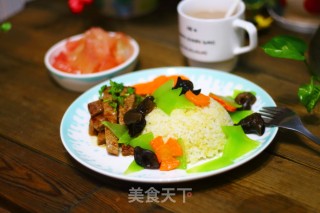 牛排盖浇饭的做法步骤：12