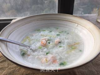 大米虾仁粥的做法步骤：8