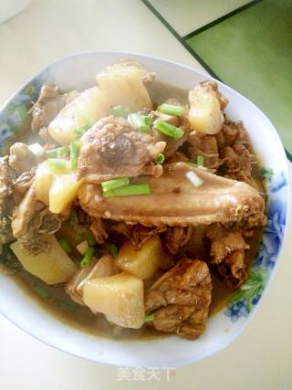 土豆烧鸡的做法步骤：5
