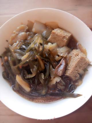 炖菜:白菜炖海带的做法步骤：4