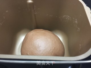 可可咸奶油面包的做法步骤：7