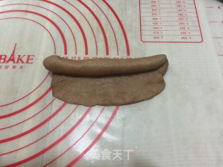 可可咸奶油面包的做法步骤：13
