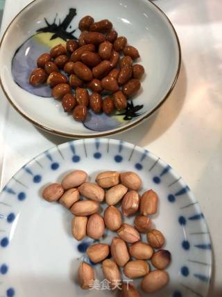 油炸花生米的做法步骤：4