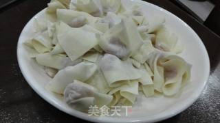 鸭血云吞的做法步骤：3