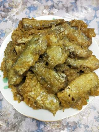 香炸刀鱼的做法步骤：4