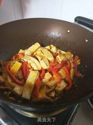 小炒豆腐的做法步骤：8