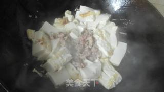肉末豆腐的做法步骤：3