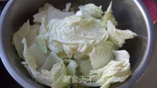 番茄腊肠炒白菜的做法步骤：4
