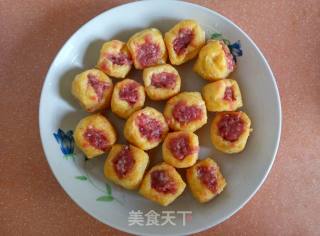 油豆腐镶肉的做法步骤：4