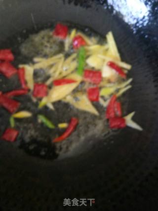 白玉菇炒豆角的做法步骤：6