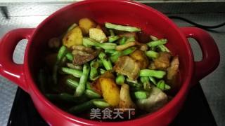 家常土豆炖豆角的做法步骤：11