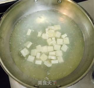 青菜瘦肉豆腐汤的做法步骤：5
