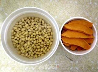 豆浆南瓜羹的做法步骤：1